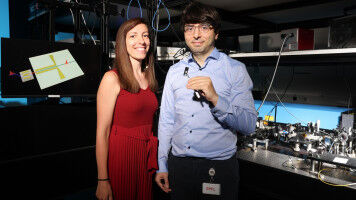 A hybrid photonic-terahertz chip for communications and sensing