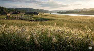 In the Neolithic, agriculture took root gradually