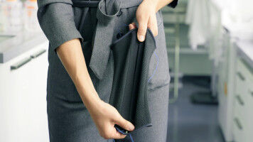 Una fibra elettronica per il rilevamento estensibile