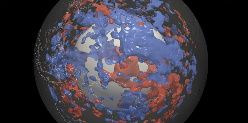 Mit einem neuen Modell decken Forschende Zonen im unteren Erdmantel auf, wo Erdb