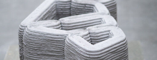 Custom-made concrete from a 3D printer