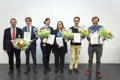 v.l.n.r.:   Robert Rieben (Direktor ad interim DKF),   Markus L�di, Anna Maria P