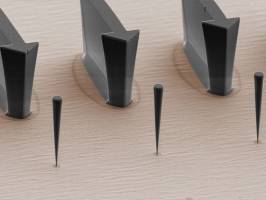 Kopplung von Nanotrompete mit Quantenpunkt erlaubt exakte Positionsbestimmung