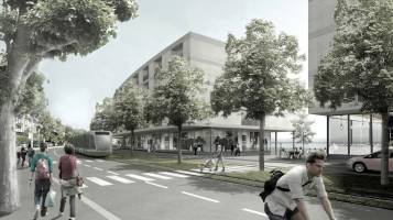 Un tram pour dynamiser le centre-ville de Neuchâtel